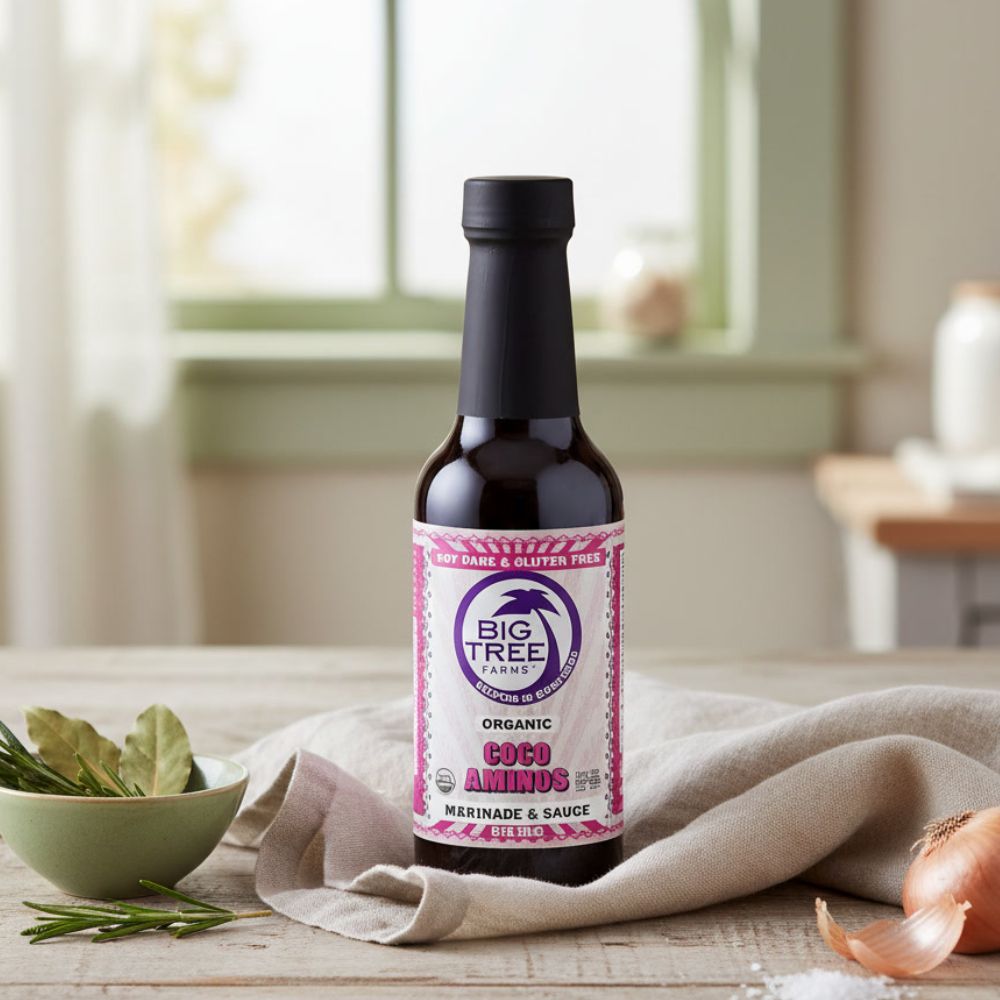 Big Tree Farms Organic Liquid Coconut Aminos, Soy-Free Sauce 10 Fl Oz bottle